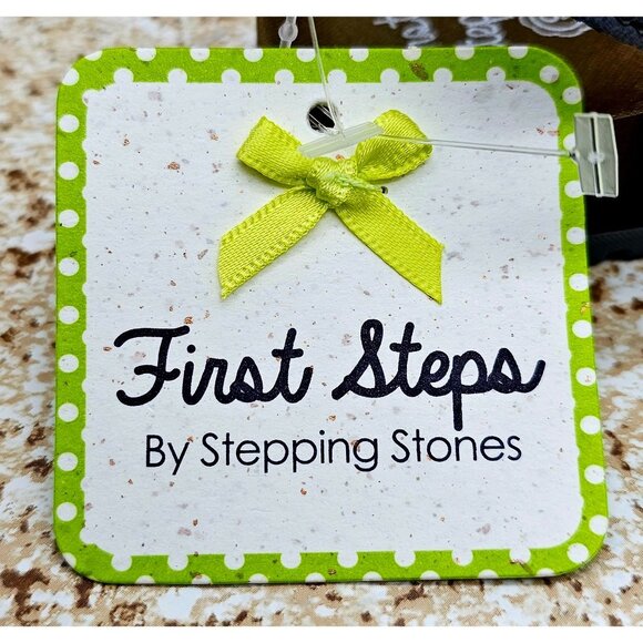 First Steps By Stepping Stops Gray Blue Arizona Style Toddler's Sandals Size 8T - Picture 7 of 9